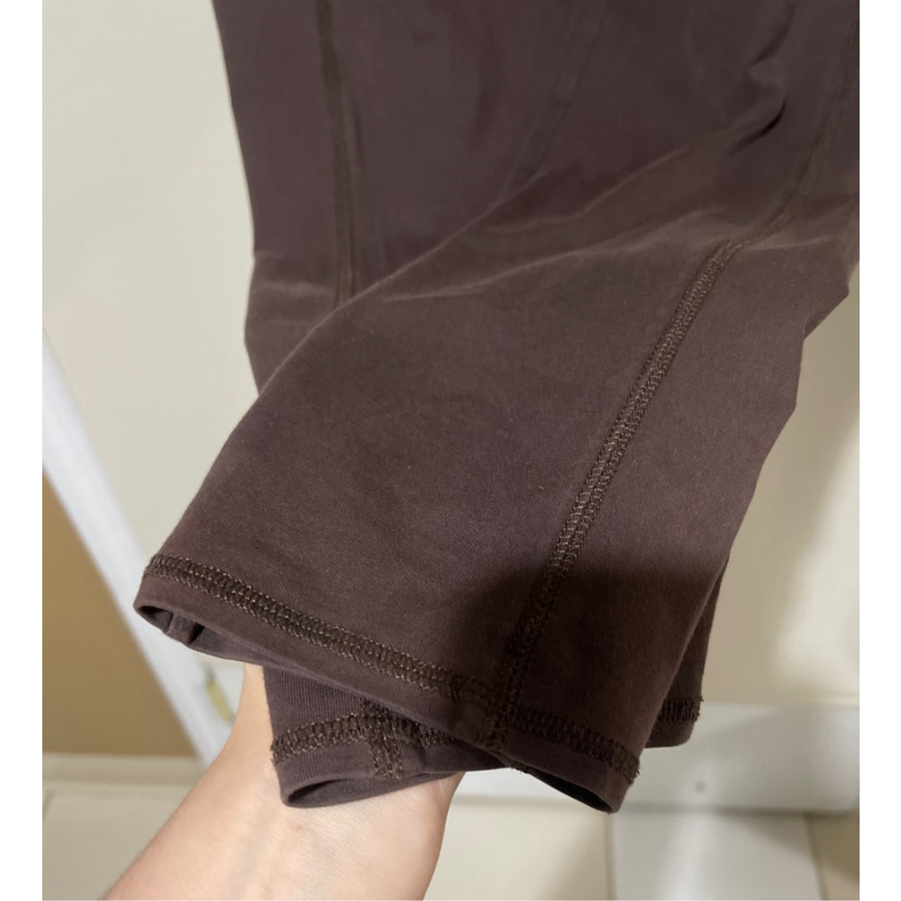 NWOT Women's Chico's Zenergy Brown Leggings with Pockets SZ 2R/12/14R - Picture 6 of 9